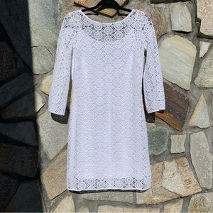 White Lace Lilly Pulitzer Dress